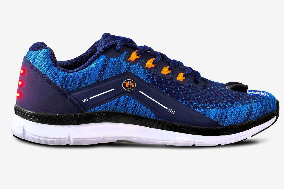 Thumbnail: Men's Night Runner Shoes With Built-in Safety Lights