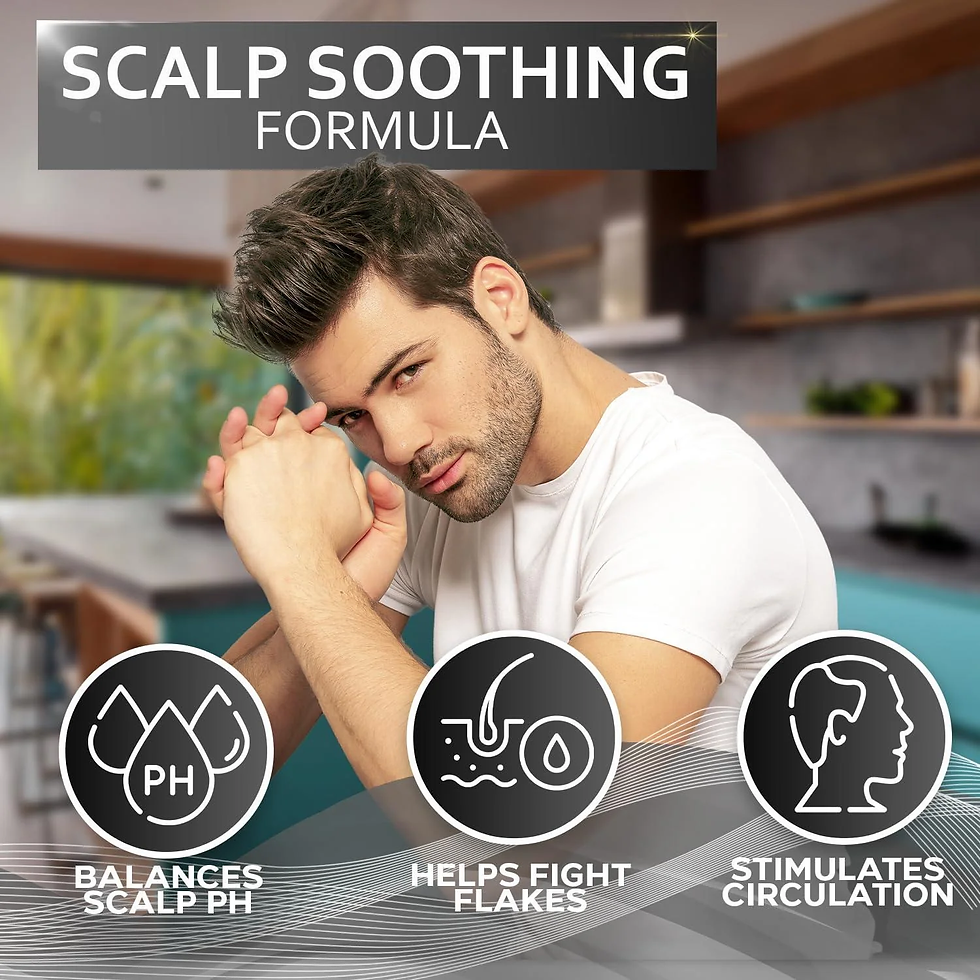 Thumbnail: Mens Shampoo and Conditioner Set Sulfate Free and Clarifying for Men with Oily t