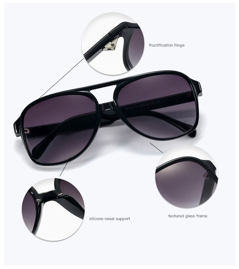 Thumbnail:  Vintage Retro Oversized  Women Fashion Sunglasses 