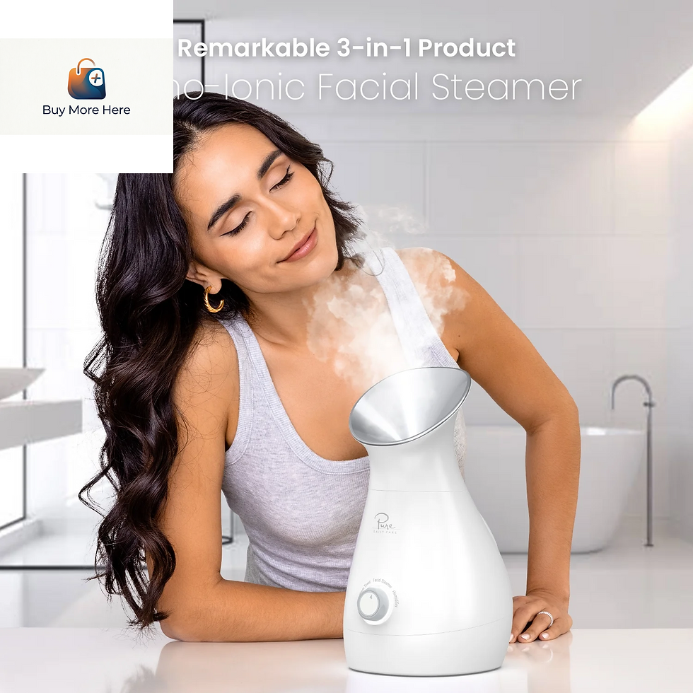 Thumbnail: Nano Steamer 3-In-1 Ionic Facial Nano Facial Mister 5-Piece Stainless Steel Skin