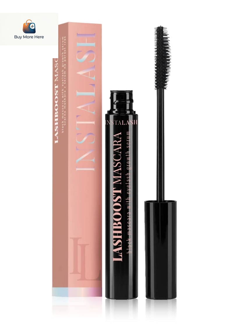 Lashboost Mascara with Lash Growth Serum | Advanced Eyelash Enhancing Serum Infu