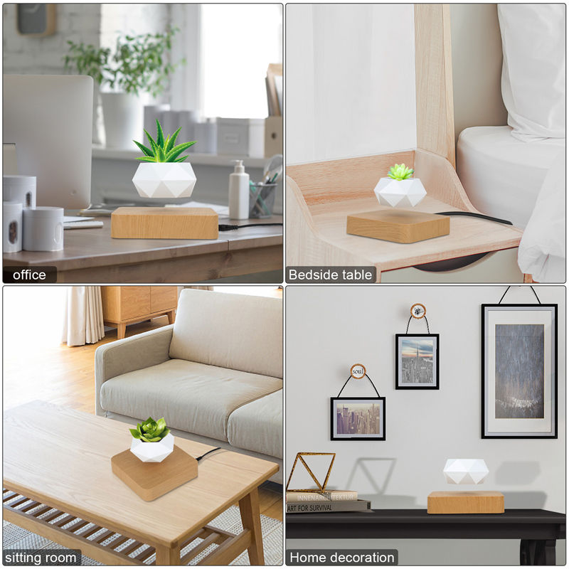 Thumbnail: Novelty Levitating Rotation Flowerpot Magnetic Levitation FlowerPot