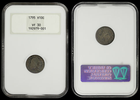 1795 Half Dime, NGC VF30