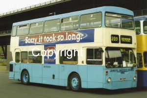 Andrews Sheffield Omnibus No. 1701 OKW515R (o/s)