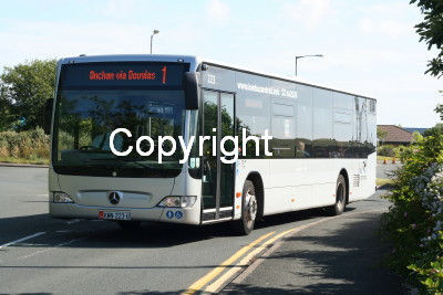 Bus Vannin No. 223 KMN223U (n/s)