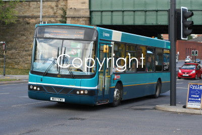 Arriva Yorkshire Group No. 107 W107EWU (n/s Cycle Trek)