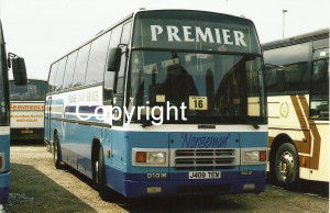 Cambus No. 409 J409TEW (Premier Travel) o/s