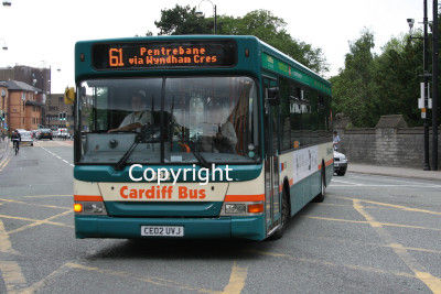 Cardiff Bus No. 392 CE02UVJ
