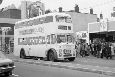 Blackpool Corporation No. 351 YFR351