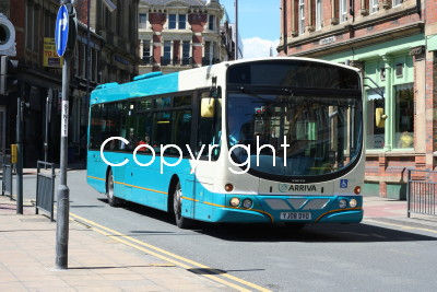 Arriva Yorkshire Group No. 1108 YJ08DVO (o/s blue sign)