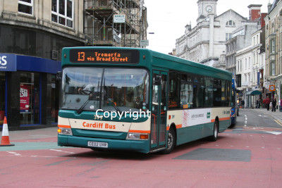 Cardiff Bus No. 399 CE02UVR