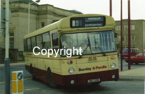 Burnley & Pendle Transport Ltd No. 39 DBV39W (colour)