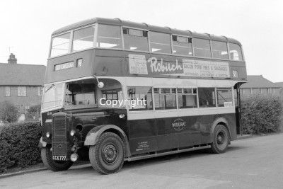 West Bridgford UDC No. 24 CCX777 - orig. Hudderfield