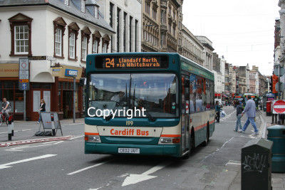 Cardiff Bus No. 199 CE02UUT