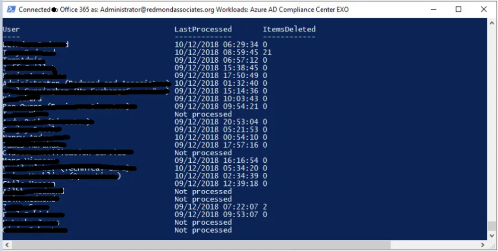 Managed Folder Assistant in Office 365