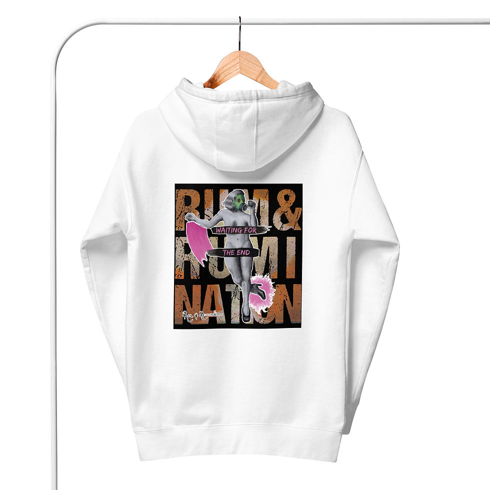 Thumbnail: Unisex Hoodie - Mayfly no2 (Rum & Rumination design)