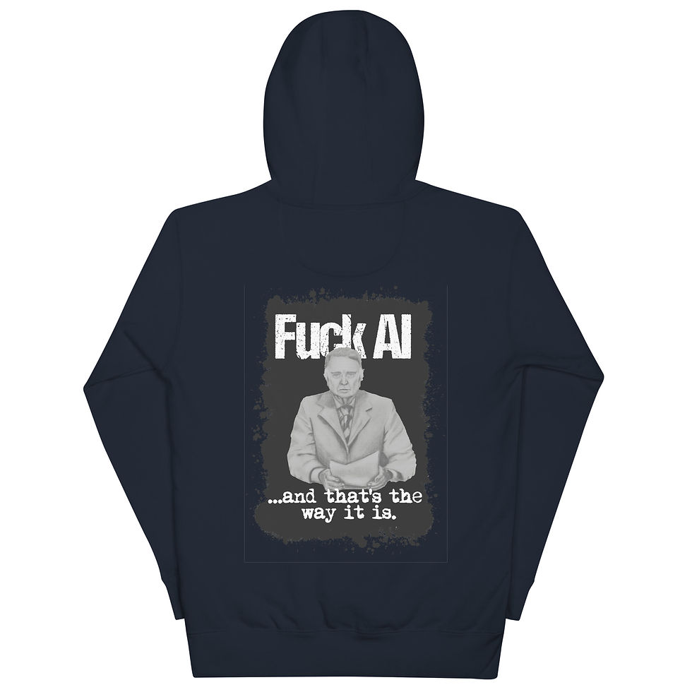 Thumbnail: Unisex Hoodie "Fuck AI"