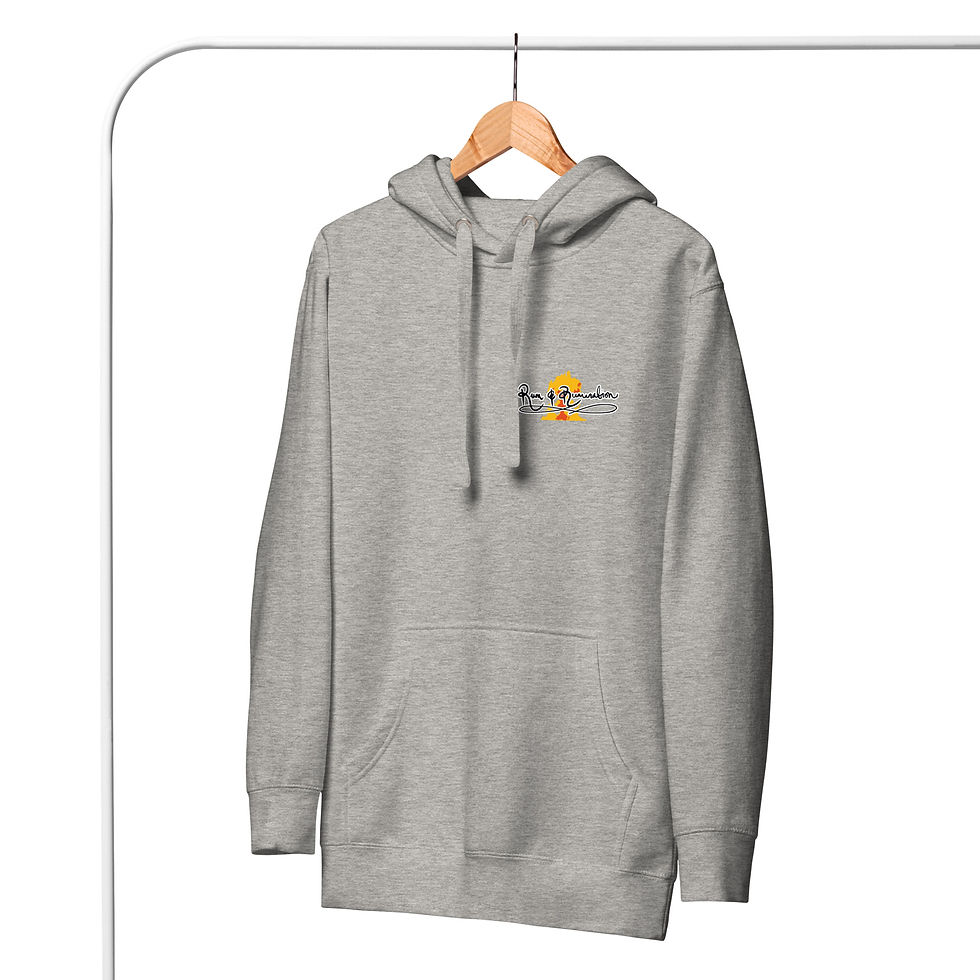 Thumbnail: Unisex Hoodie - Mayfly no2 (Rum & Rumination design)