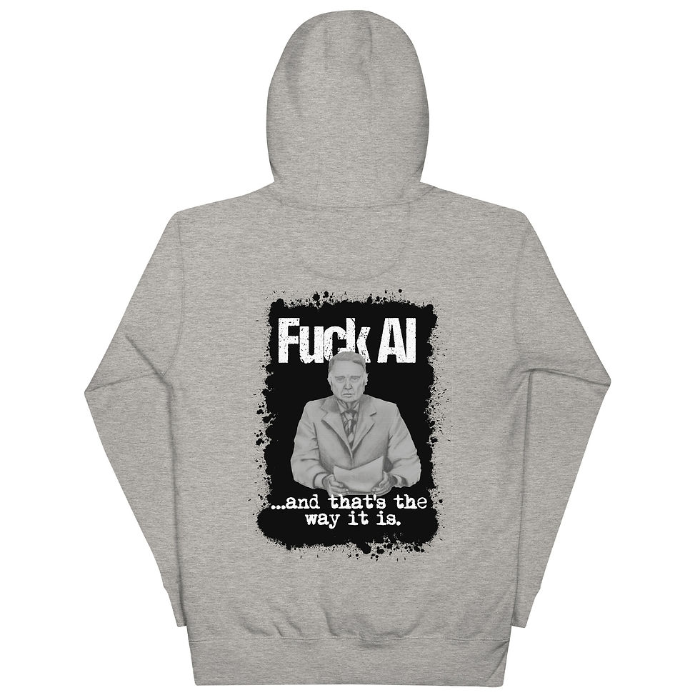 Thumbnail: Unisex Hoodie "Fuck AI"
