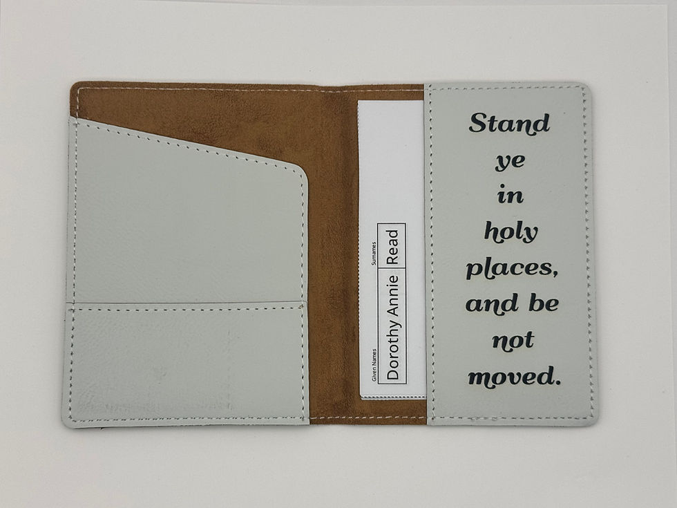 Thumbnail: Passport /Temple Recommend Holder with Temple