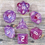 Thumbnail: Dice Set - Violet Swirls