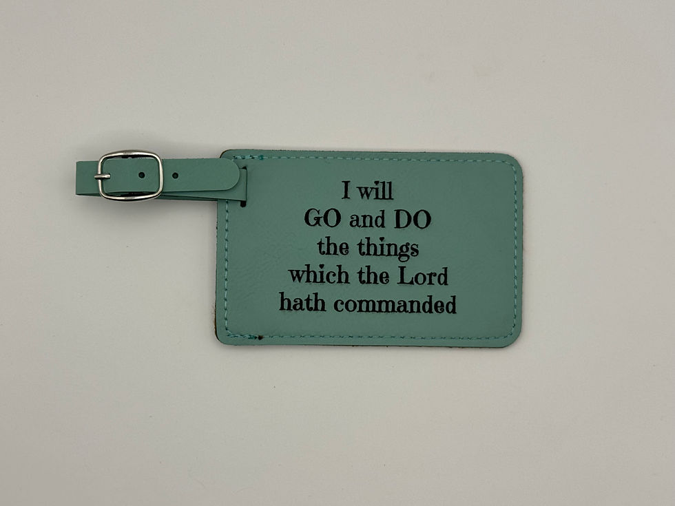 Thumbnail: Luggage Tag with Scripture