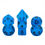 Thumbnail: Mini Dice Set - Blue Glow in the Dark