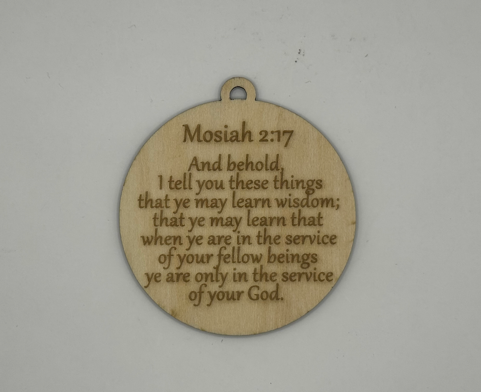 Thumbnail: Missionary Wooden Ornament