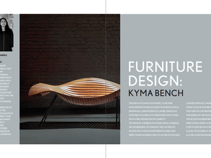Kyma Bench by andblack design studio wins best furniture design at Lexus Design Awards | 2021