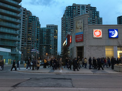 People marching to Olive Square 1