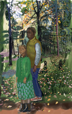 Leaf in hand, 2019