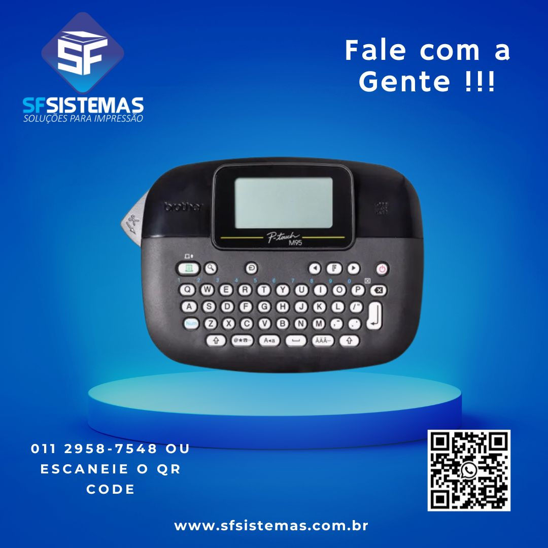Rotulador Eletrônico Brother PT-M95BK Preto