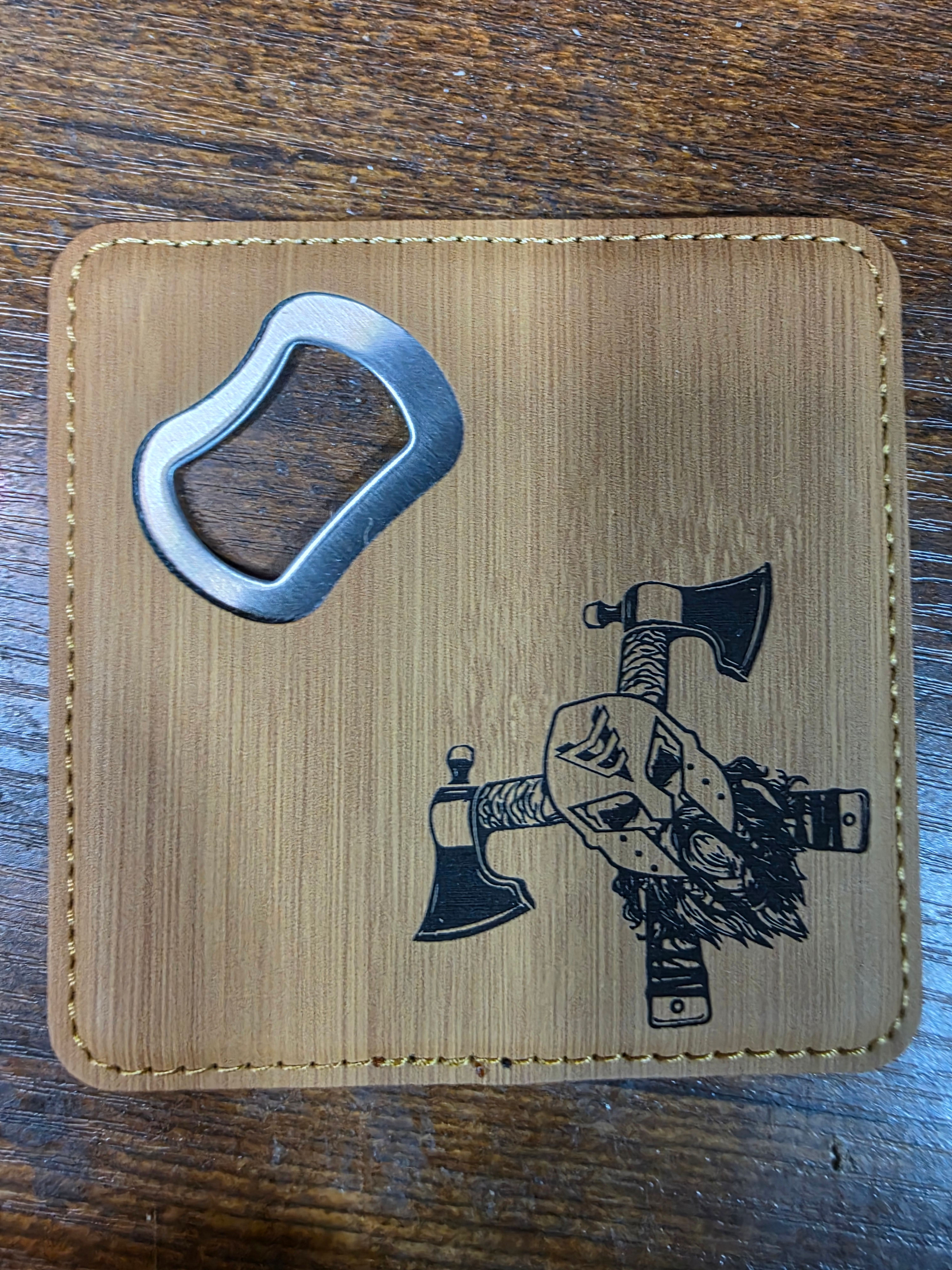 Bottle Opener and Coaster