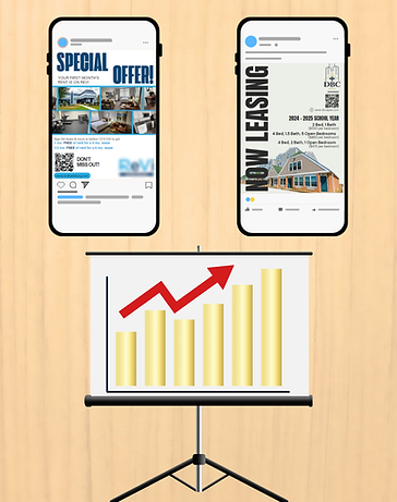 Social media ad campaigns increasing leads