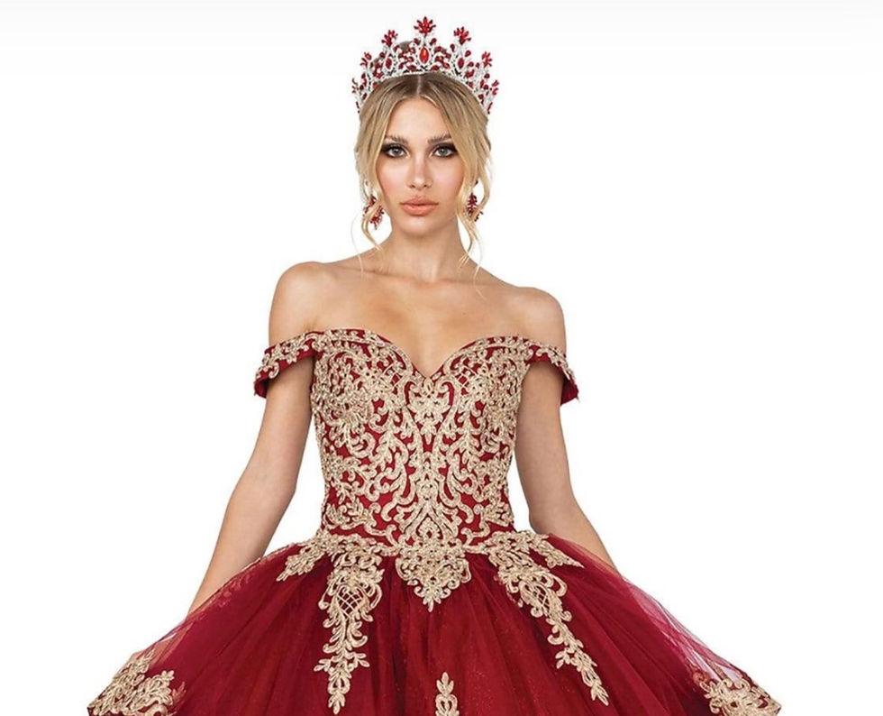 Thumbnail: Roxy Gown BURGUNDY SIZE SMALL