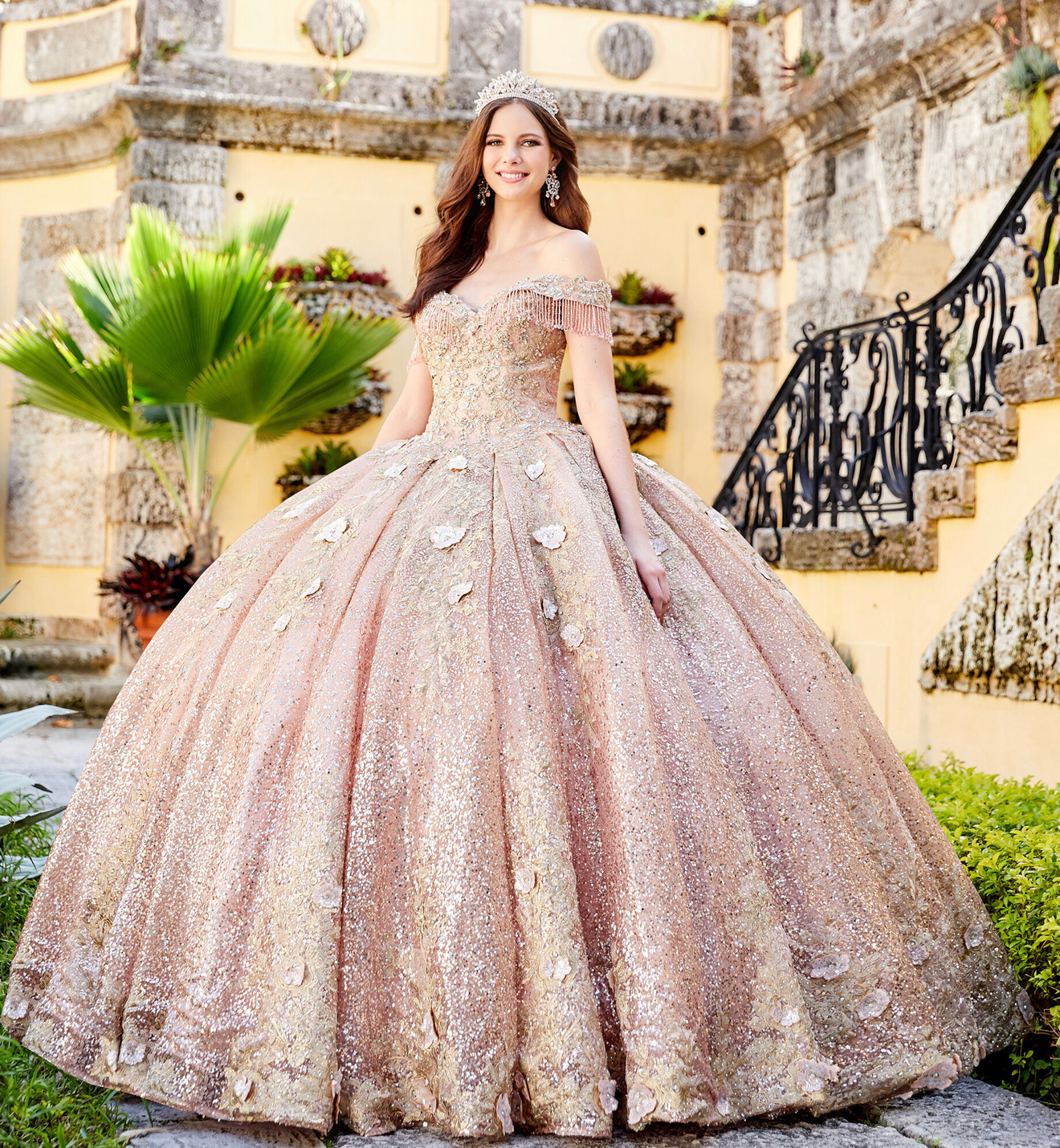 Madeline Gown ROSE GOLD SIZE 4