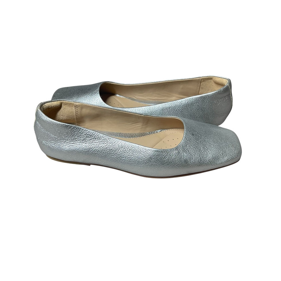 Thumbnail: Clarks Metallic Ballerina Flats