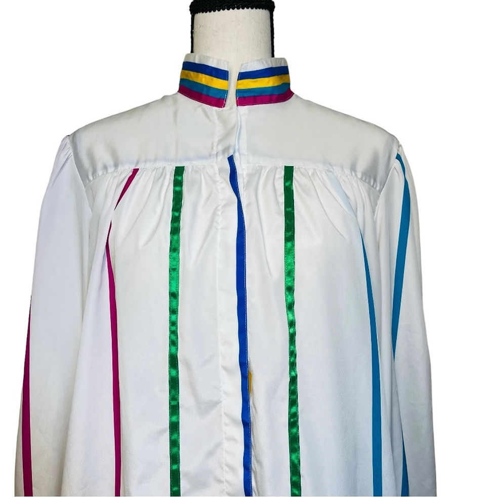 Thumbnail: NICOLE stripe vintage blouse