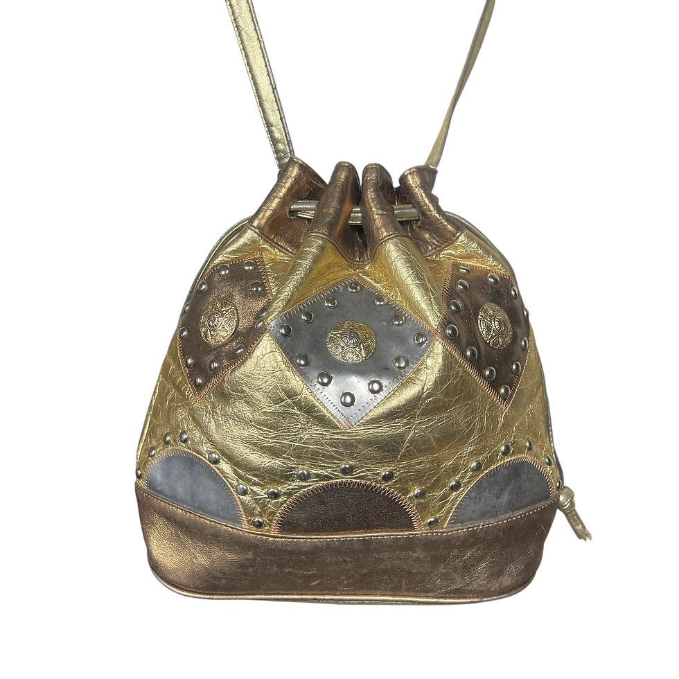 Thumbnail: Genuine Leather Hobo Vintage Bag