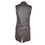 Thumbnail: Es-Mode Paris Brown Long Length Leather Vest