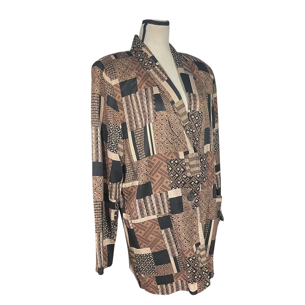 Thumbnail: Kensington Square Abstract Print Blazer