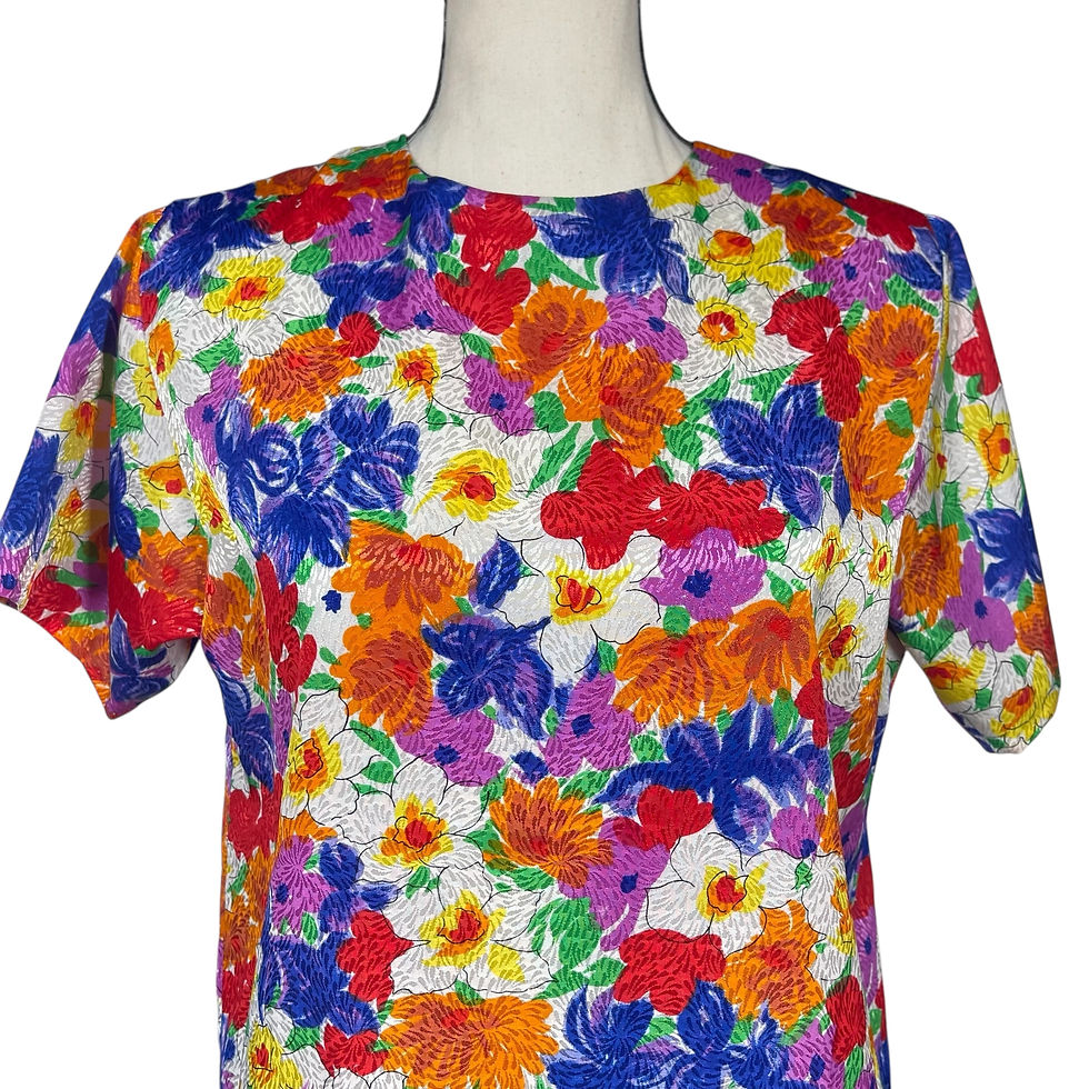 Thumbnail: Floral  Vintage Blouse