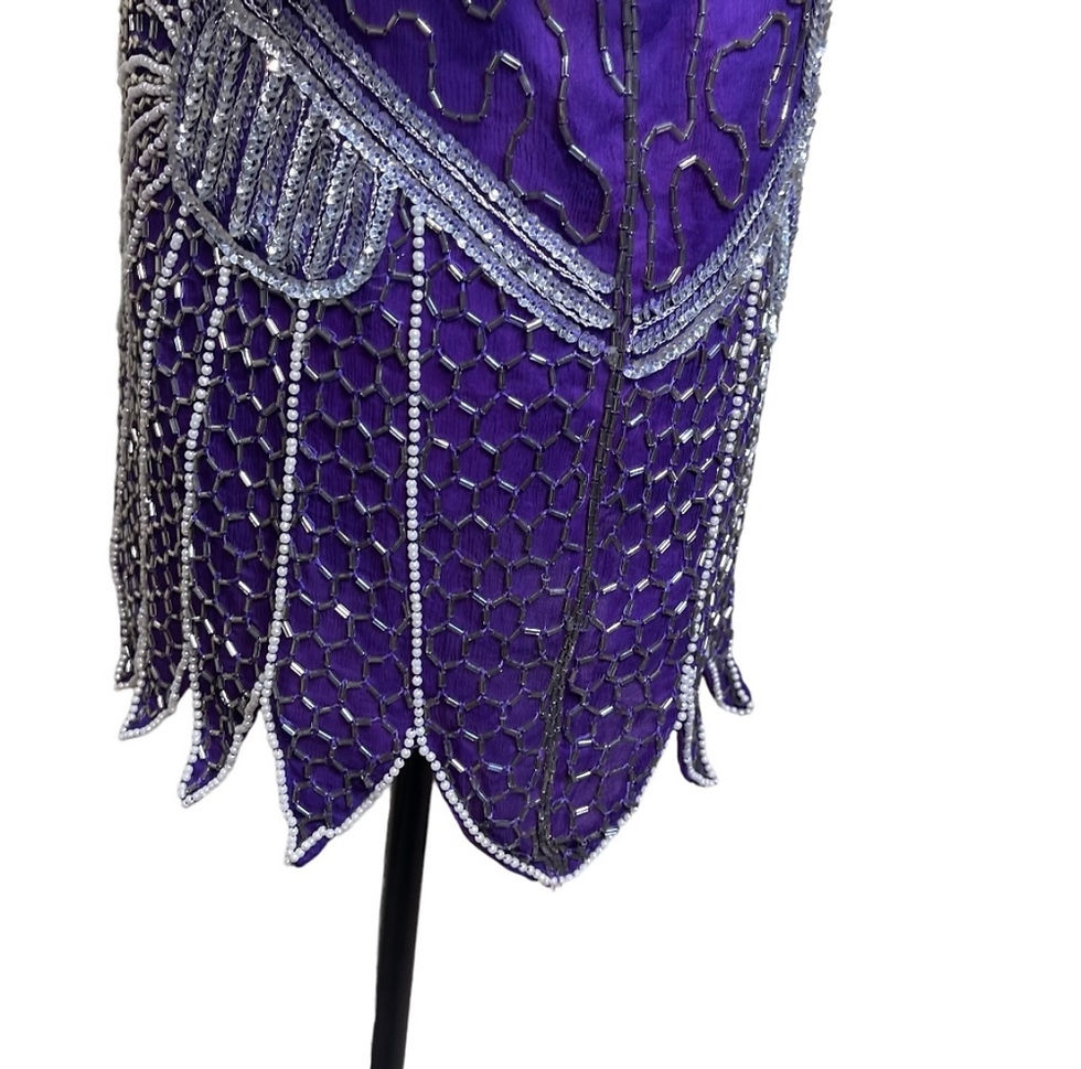 Thumbnail: Tan Chho sequins top with exquisite beading