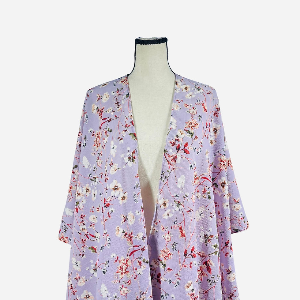 Thumbnail: Floral Midi Kimono