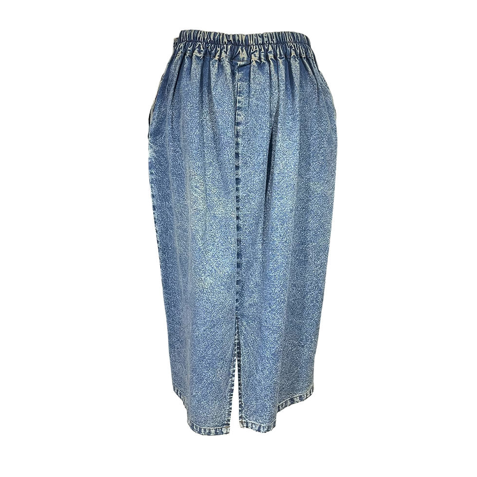 Thumbnail: Pret Denim Vintage Pencil Skirt