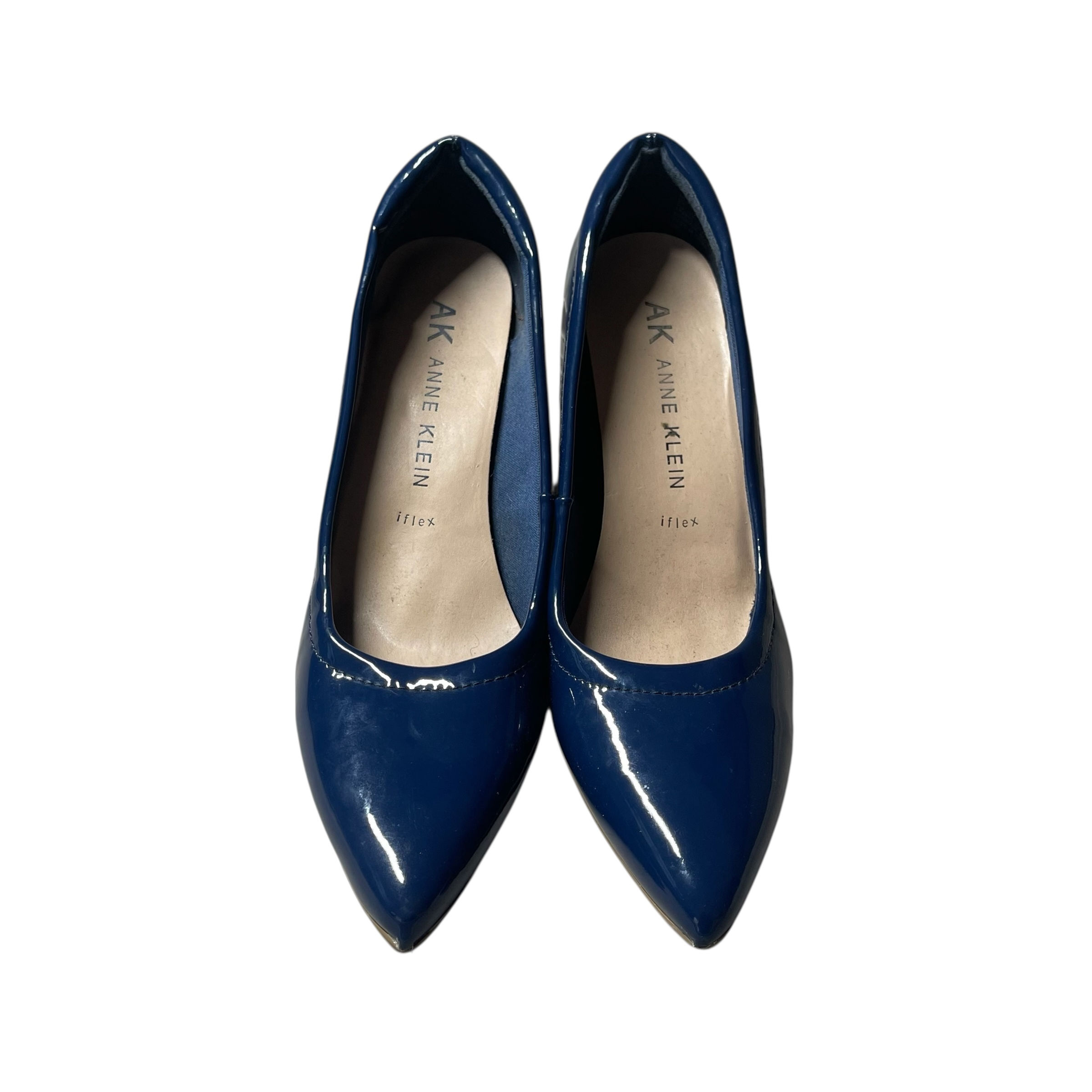 Anne Klein Patent Leather Block Heels