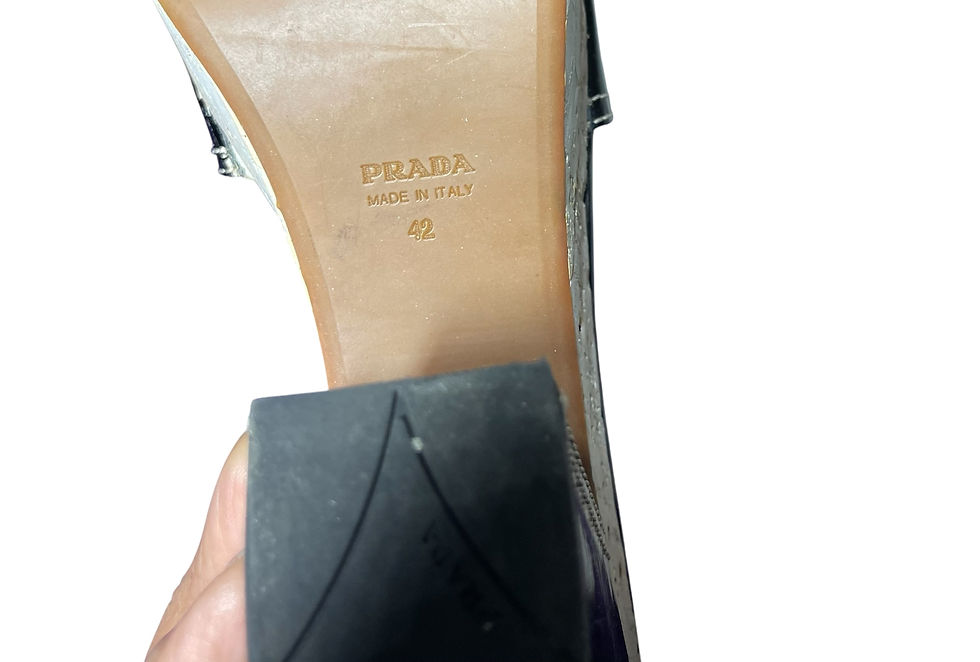 Thumbnail: Prada  Patent Leather Platforms
