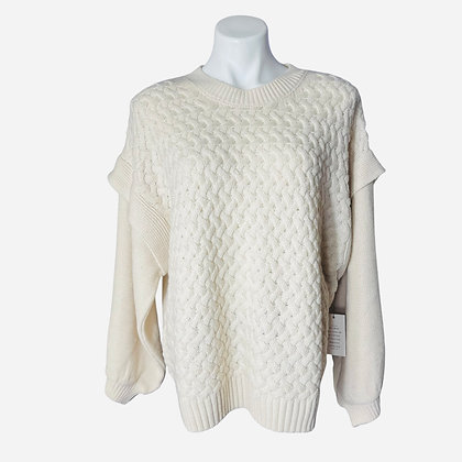 Eloquii Cable Knit Sweater