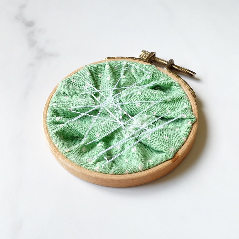 縮圖：手工刺繡 Spring is in the air 裝飾