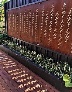 metal garden screen made in nz